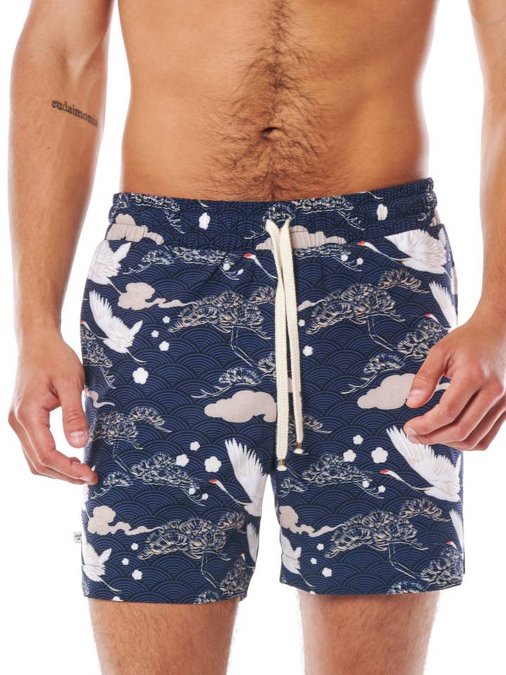 SWAN DIVE SWIM TRUNK for wholesale by LEISURE LAB