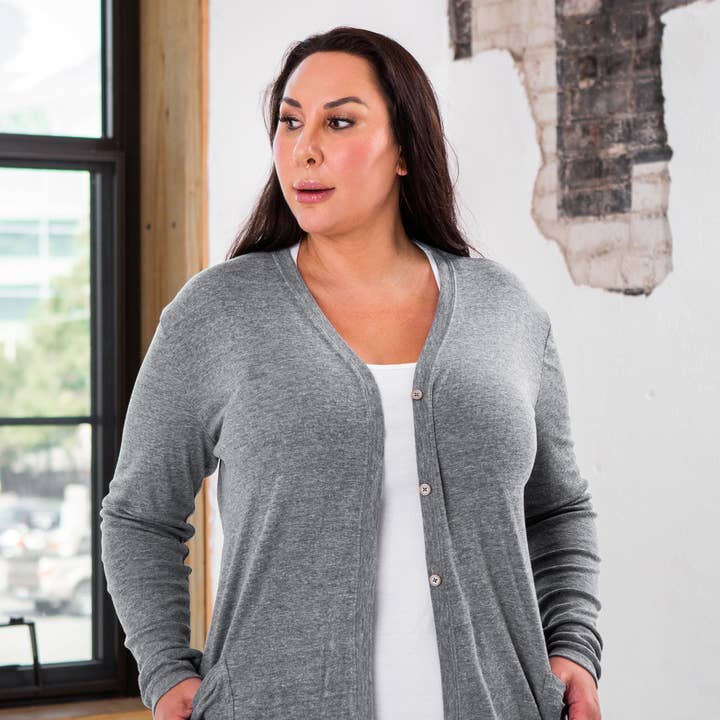 Ladies Eco-Triblend Rib Cardigan and other Purchase Wholesale ladies under garments. Free Returns & Net 60 Terms on Faire trending on Faire.