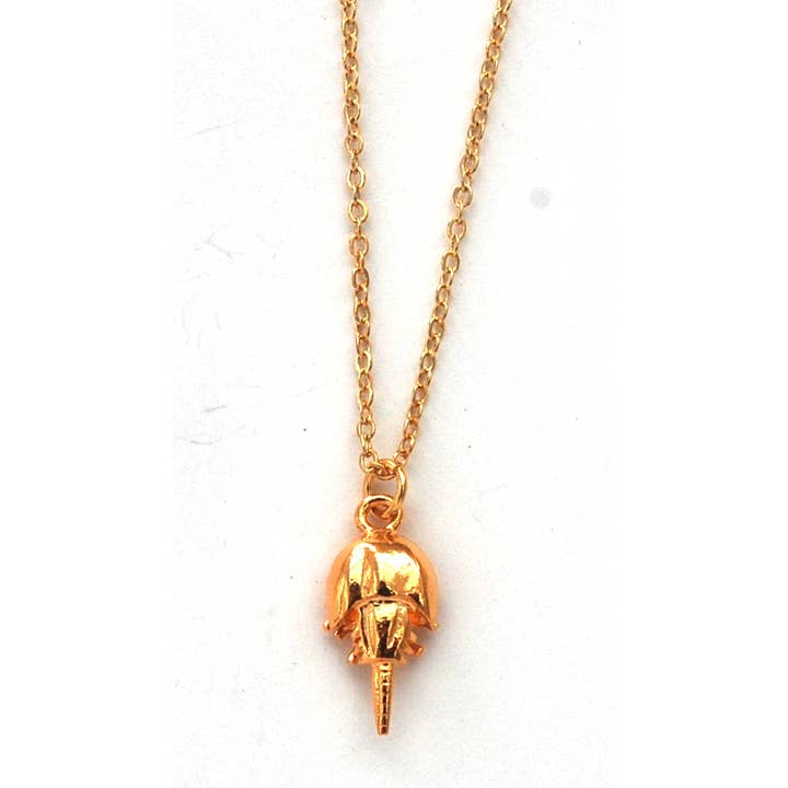Semaki & Bird – Großhandel Kette mit Anhänger/Charm – Hufeisen-Krabben-Halskette - gold Natural History