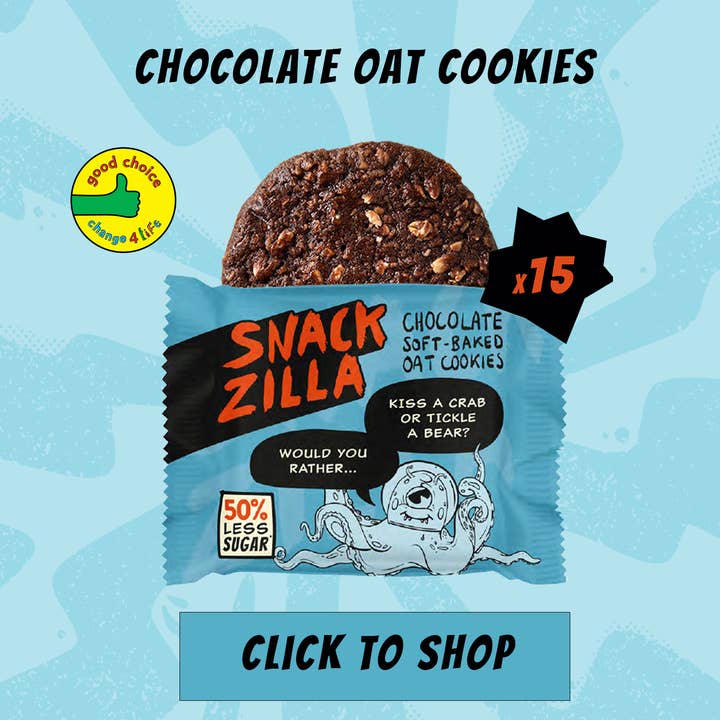 Snackzilla – wholesale Biscuit – SNACKZILLA Chocolate Oat Cookies