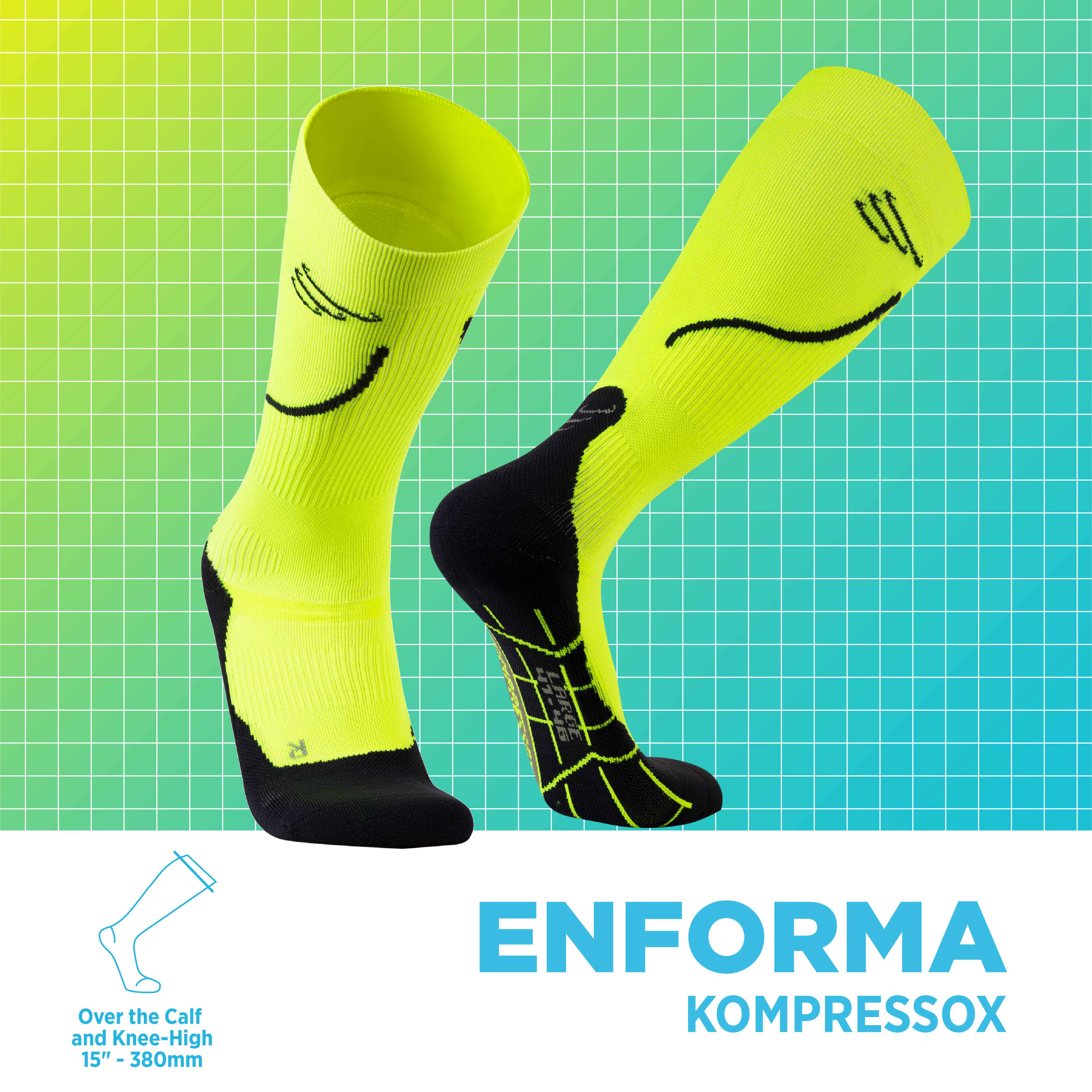 Silvera Nanotech - Vente Chaussettes – unisexe - Chaussettes de course à compression pour hommes et femmes, salle de sport de football | Enforma11