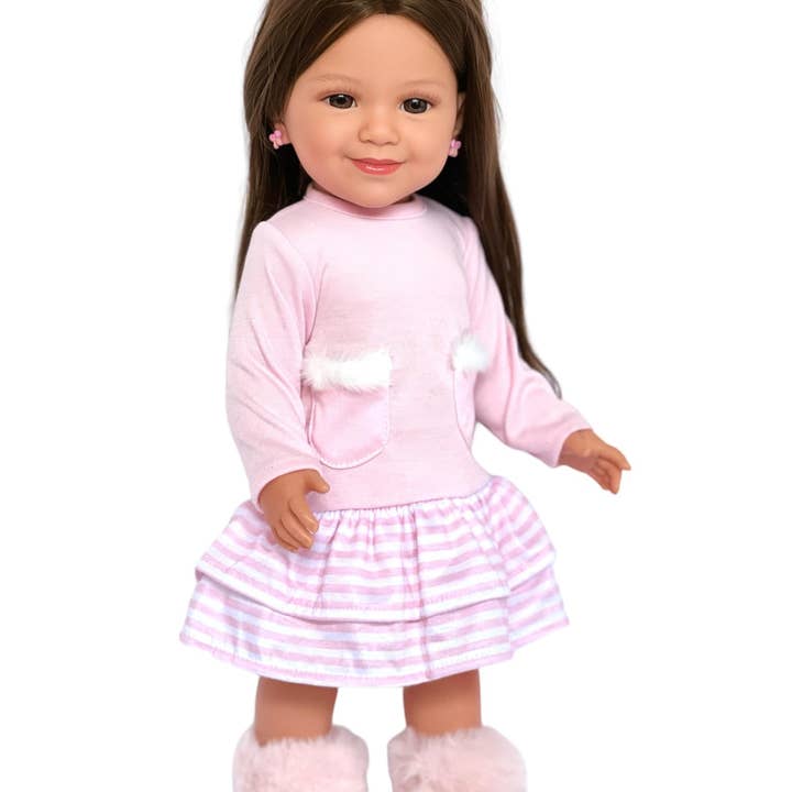 Kennedy and Friends/ Ann Lauren Dolls/ MBD - Wholesale Doll - Kids - Rosalie™: Embodied Elegance of an 18-Inch Doll- Boxed3
