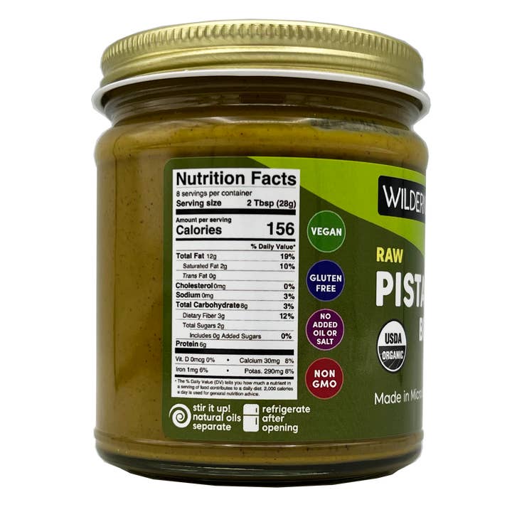 Wilderness Poets - Wholesale Nut Butter - Organic Pistachio Butter