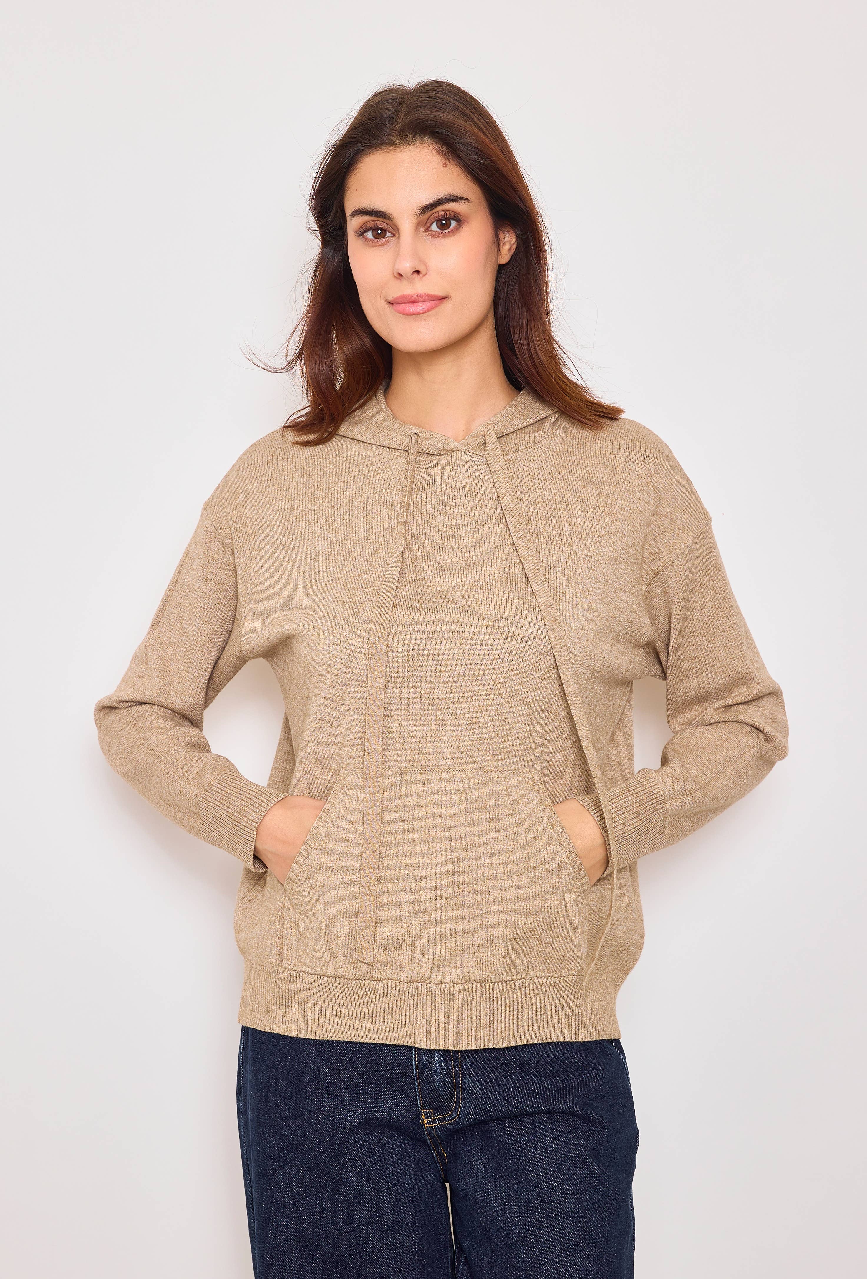 SUNNY STUDIO - Vendita all'ingrosso Felpa con cappuccio - Donna - Felpa con cappuccio e tasche3