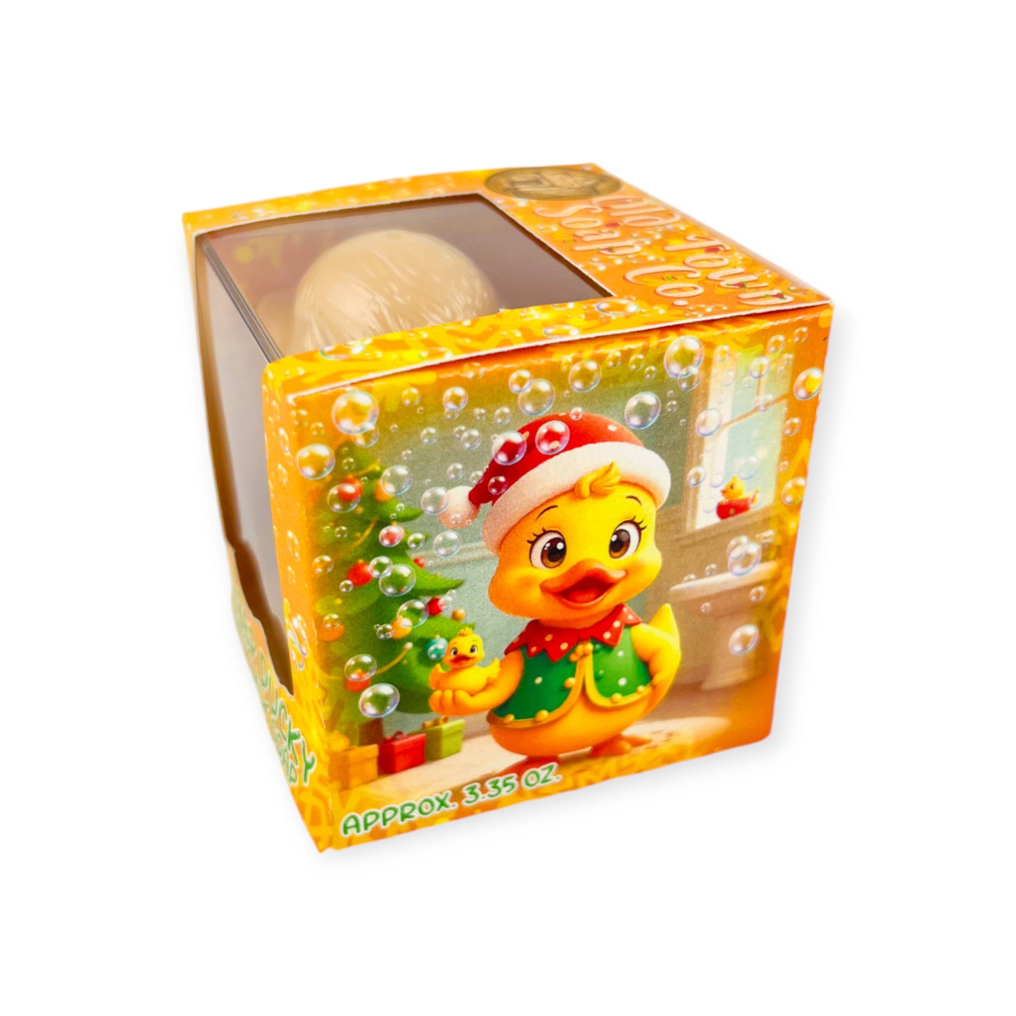 Old Town Soap Co. – wholesale Bar Soap – Box of 12 Christmas Rubber Ducky Goat's Milk Soaps17