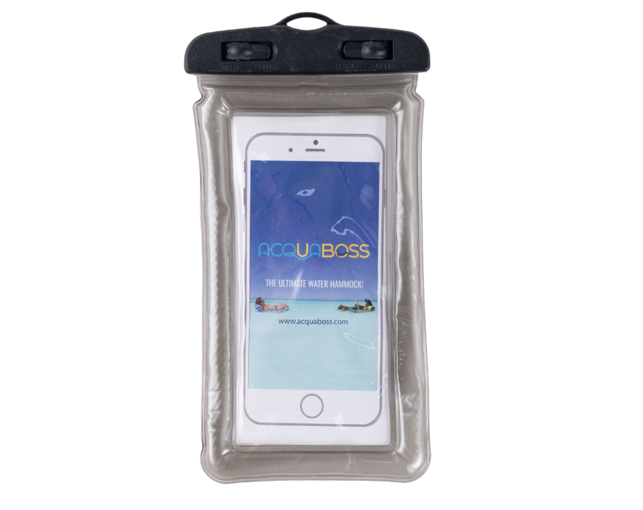 ACQUABOSS - Wholesale Inflatables - ACQUABOSS Double Water Hammock - with attachable waterproof phone sleeve and inflatable drink holder - B.4