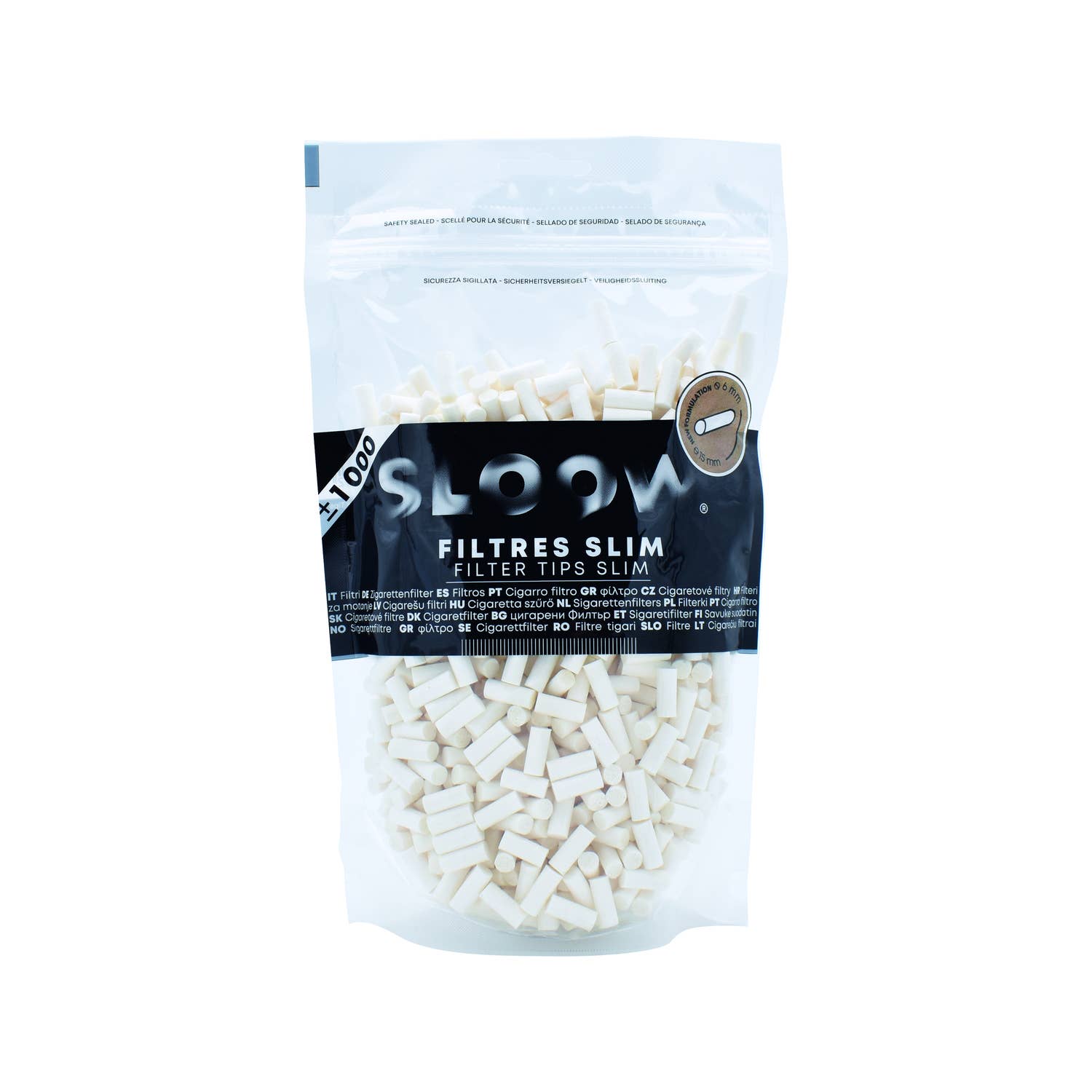 Champ by Polyflame - Wholesale Cigarette Case - SLOOW  1000 pcs Cigarette Filters Slim Size1