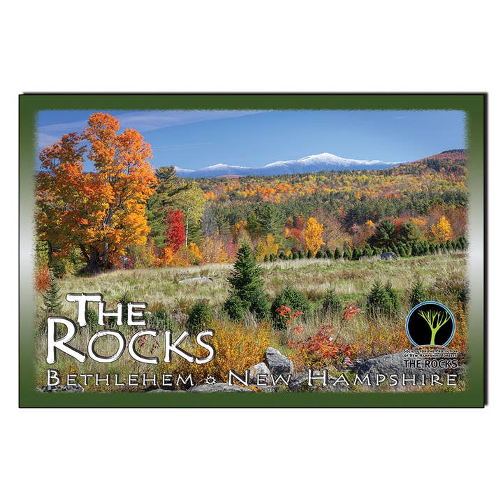 #9216 Vista de Outono das Rochas New Hampshire Postal por atacado de White Mountain Images