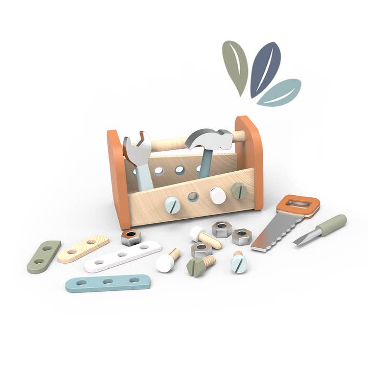 Speedy Monkey - Wholesale Wood Toy - Kids - Tool Box - Workbench (2 in 1)