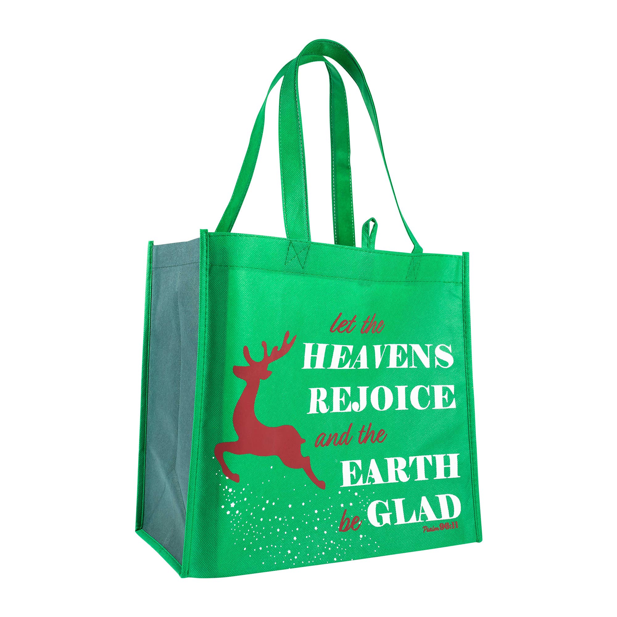 Divinity Boutique - Wholesale Tote Bag - Women's - Eco Tote: Christmas-Green-Heavens Rejoice3
