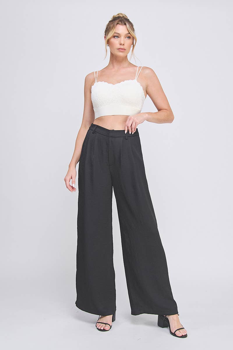 Allie Rose – Großhandel Bralette – Damen – Rosafarbener Bralette aus Strick mit Spitze7