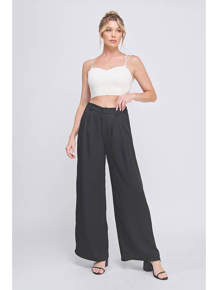 Allie Rose – Großhandel Bralette – Damen – Rosafarbener Bralette aus Strick mit Spitze7