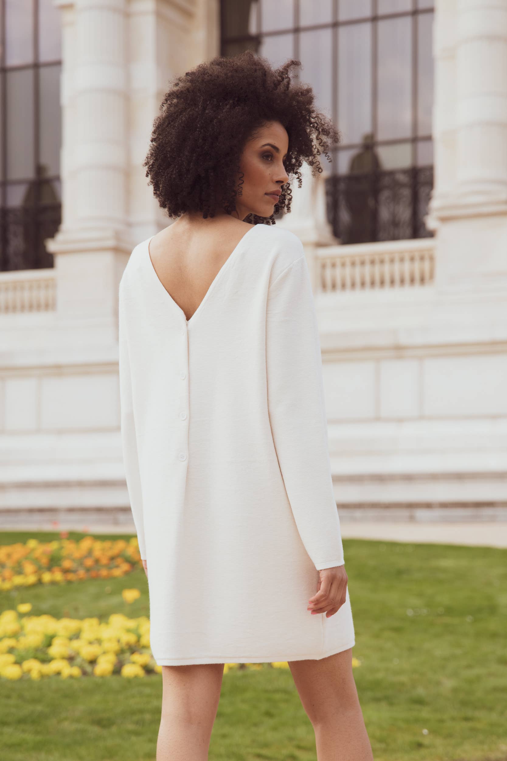 SUNNY STUDIO - Wholesale Dress - Women's - Chic long-sleeve knitted dress8