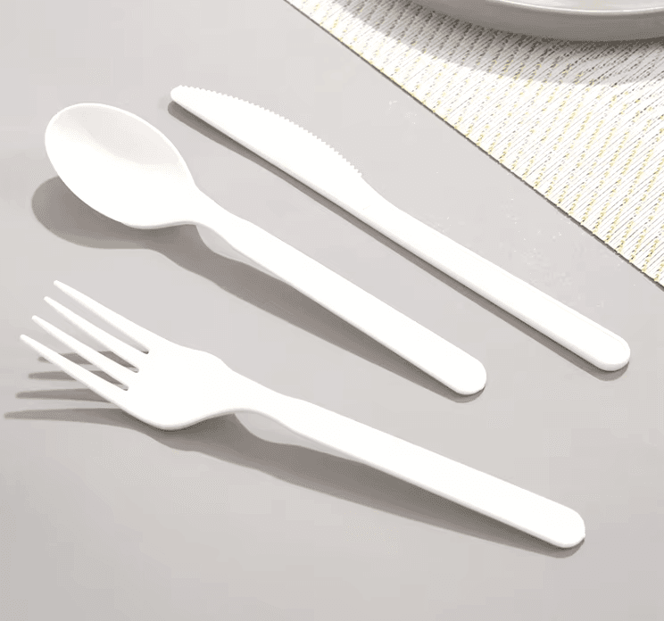 Clene Pack - Wholesale Assorted Cutlery Set - CLENE PACK 100% Compostable PLA Cutlery 4