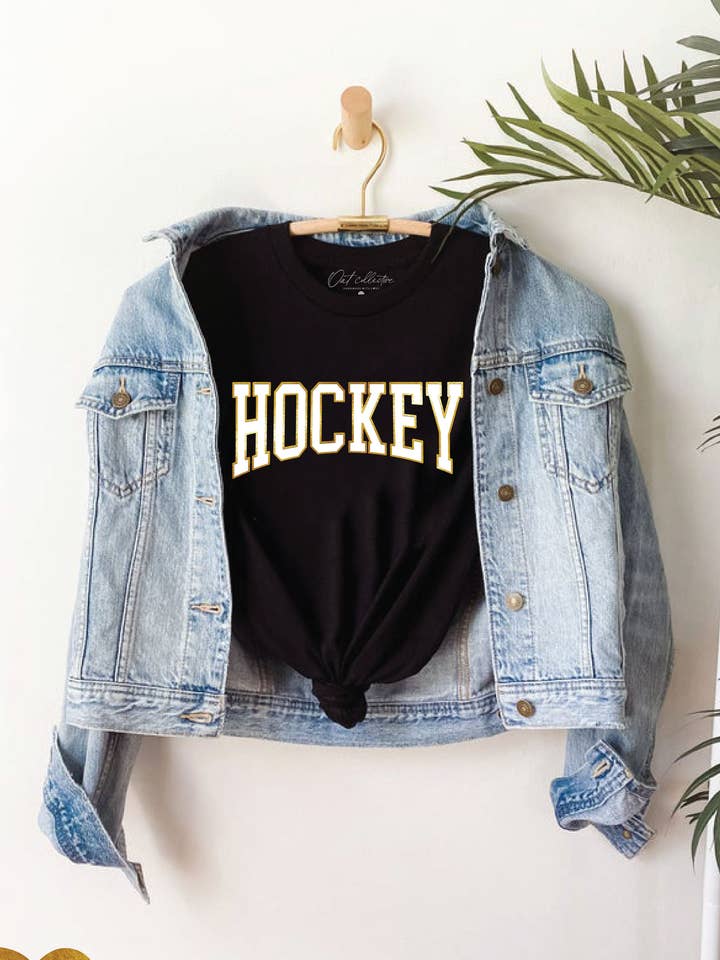 HOCKEY FOIL Graphic T-shirt for wholesale by OAT COLLECTIVE
