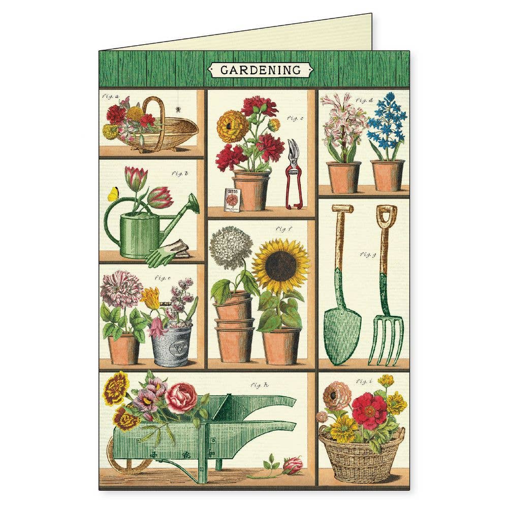 Bobangles - Wholesale Stationery/notecard set - Cavallini Boxed Notecards - Gardening2