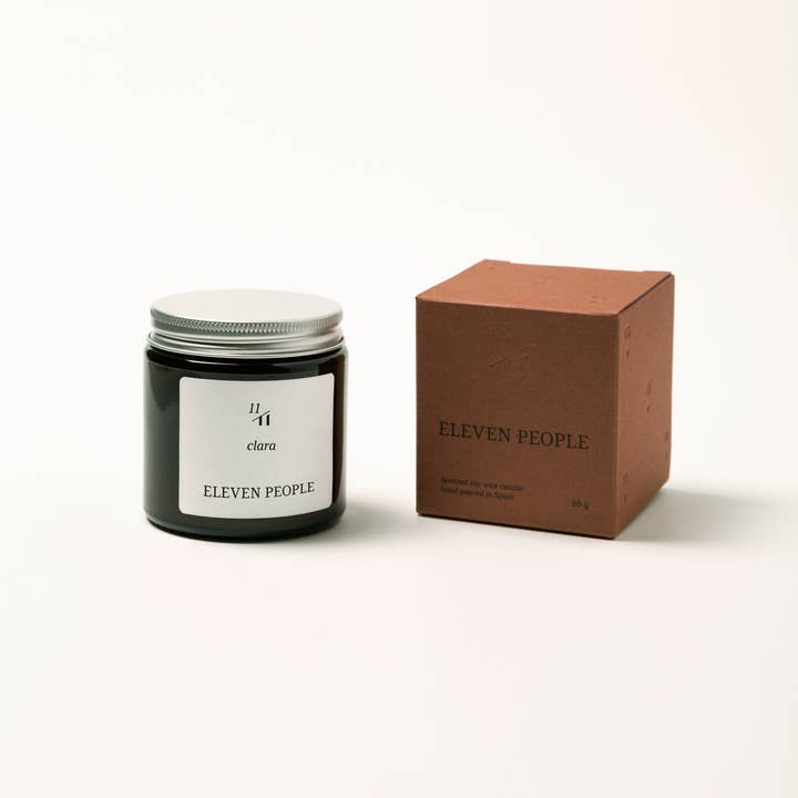 ELEVEN PEOPLE - Wholesale Jar/Filled Candle - 11 Clara Candle Pink Grapefruit, Blood Orange and Cedarwood4