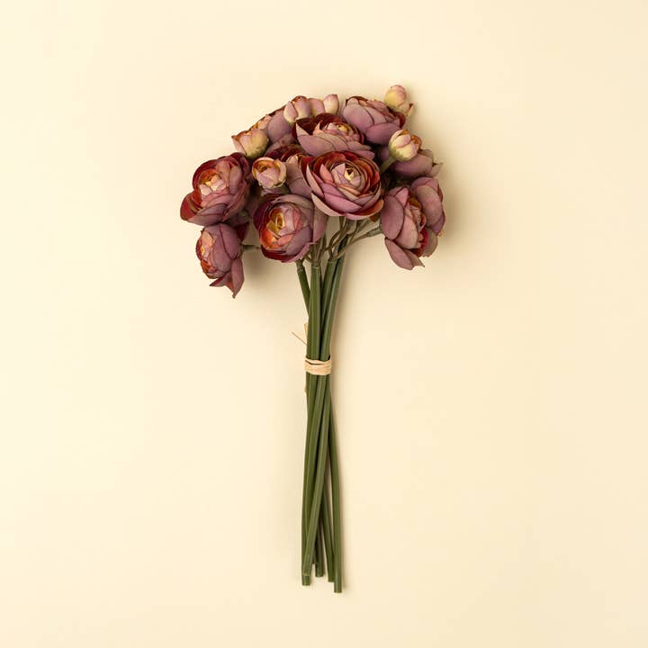 Ranunculus Bouquet, Deep Pink for wholesale by Indaba Trading