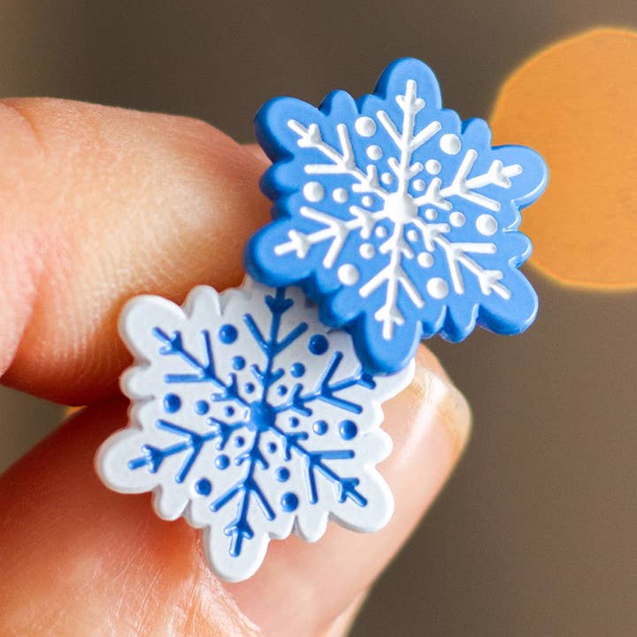 Snowflake Mini Set Enamel Pin for wholesale by Occasionalish