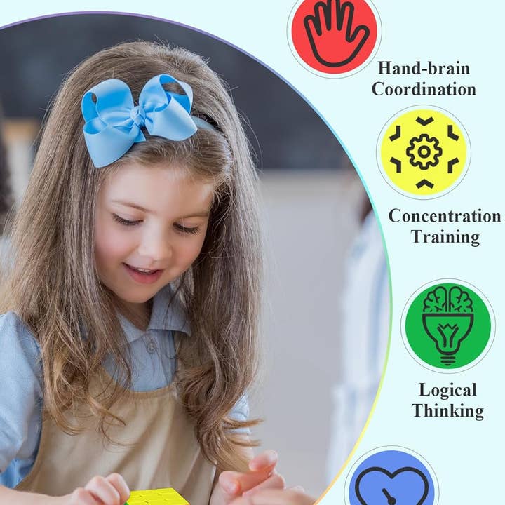 Toyventures - Wholesale Puzzle - Kids - 3x3 Speed Cube Puzzle Rubiks Stickerless Kids toy5