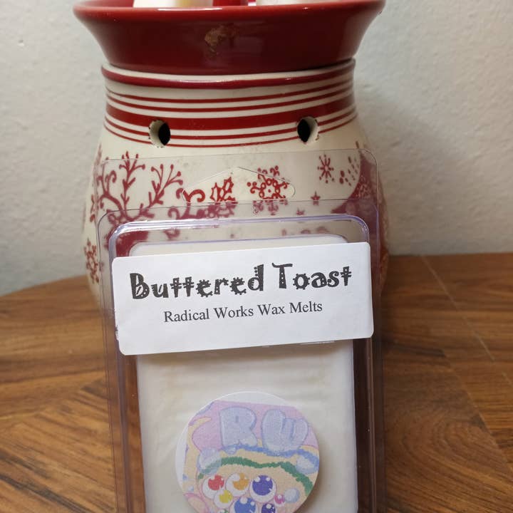 Buttered Toast Scented Melts - Natural Vegan Soy Wax - Soy Candles - Soy Wax Melts - Soy Tarts for wholesale by Radical Works