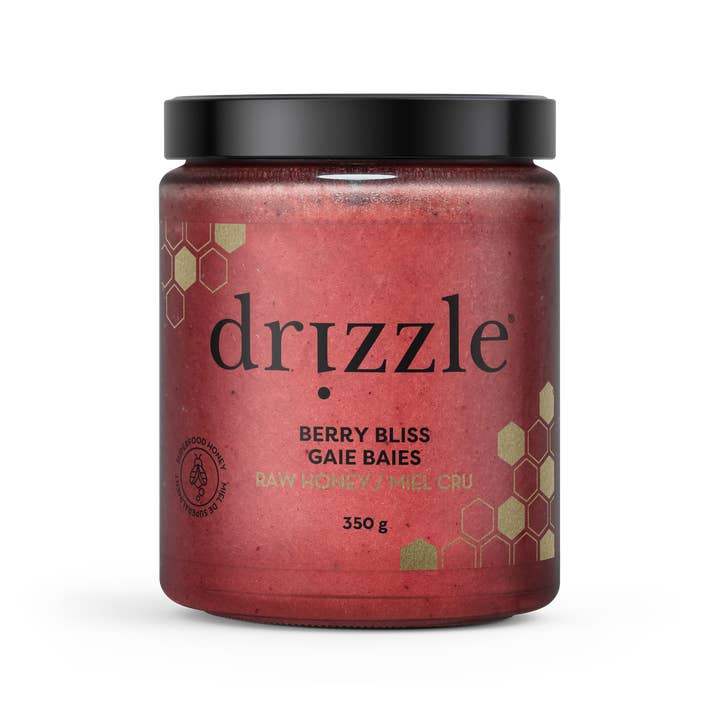 Drizzle Honey - Wholesale Honey - Berry Bliss Superfood Honey - 350 g (12 oz)