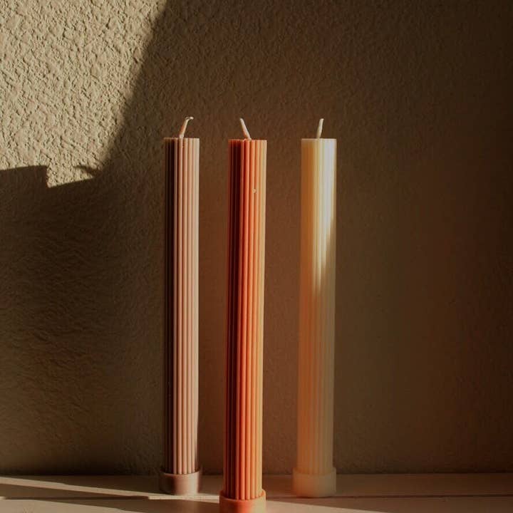 Tioga Trade - Wholesale Pillar Candle - Fluted Pillar Candle8