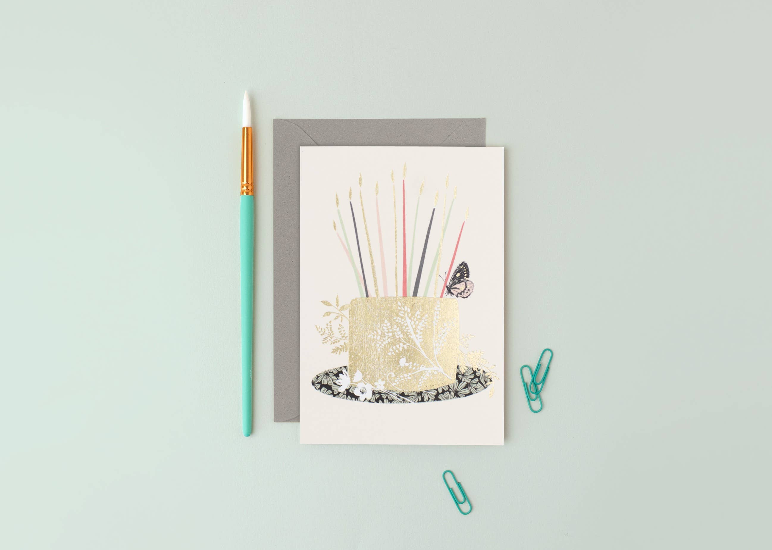 Meraki Greeting Cards - Wholesale Birthday Card - CAKE AND CANDLES Birthday Card1