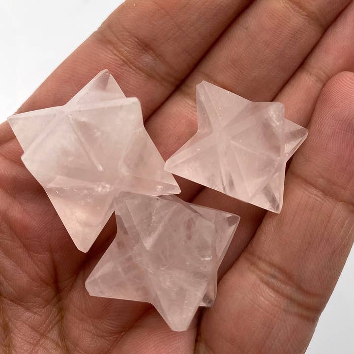 VIE - Vendita all'ingrosso Pietra/cristallo spirituale - Piccola stella Merkaba, 2 cm21