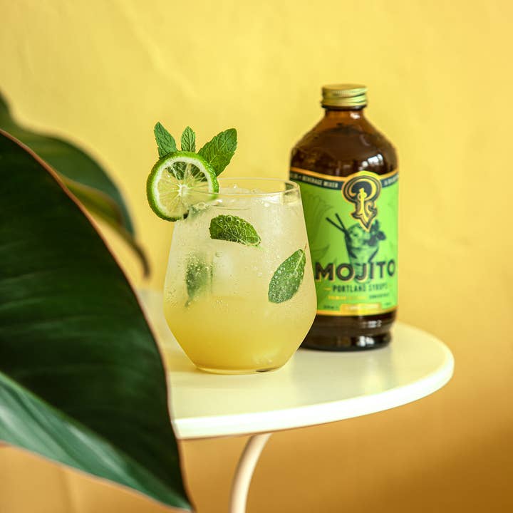 Portland Syrups - Wholesale Cocktail Mix/Syrup - Mojito Syrup 12oz - cocktail / mocktail beverage mixer4