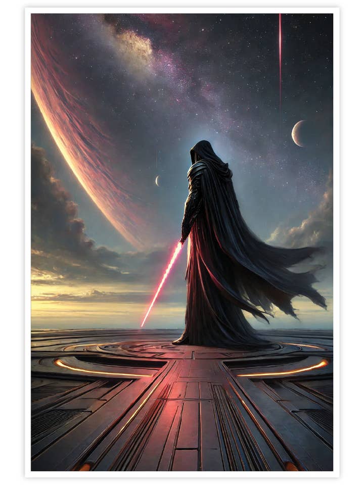 O LADO NEGRO - Impressão Artística 12x18 Sem Moldura ou Com Moldura por atacado de Black Market Art