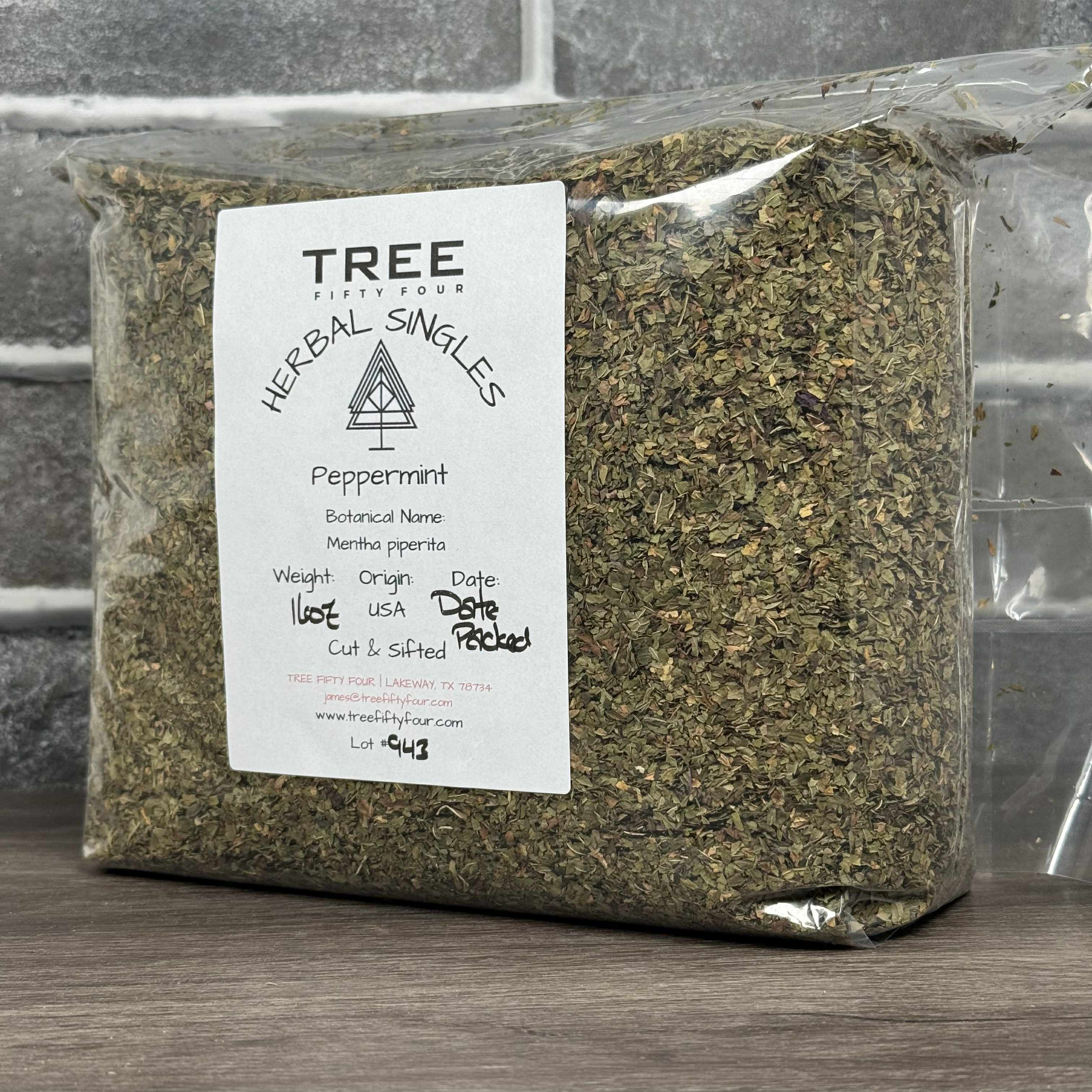 Tree Fifty Four – Engroshandel Løs te – Pebermynte | 2 oz - 1 kg | Løse urter2