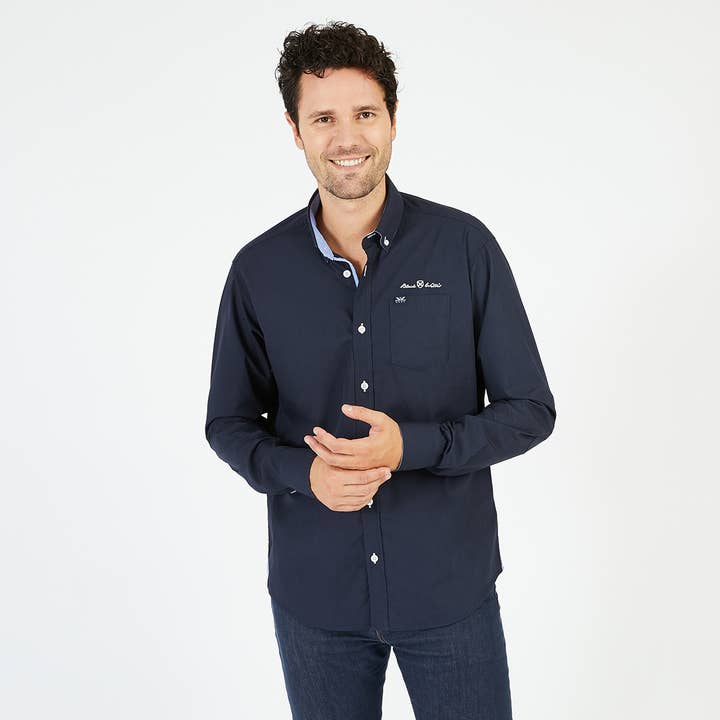 CLASSIC ORIGINS Langarmhemd für den Großhandel von Black Wellis