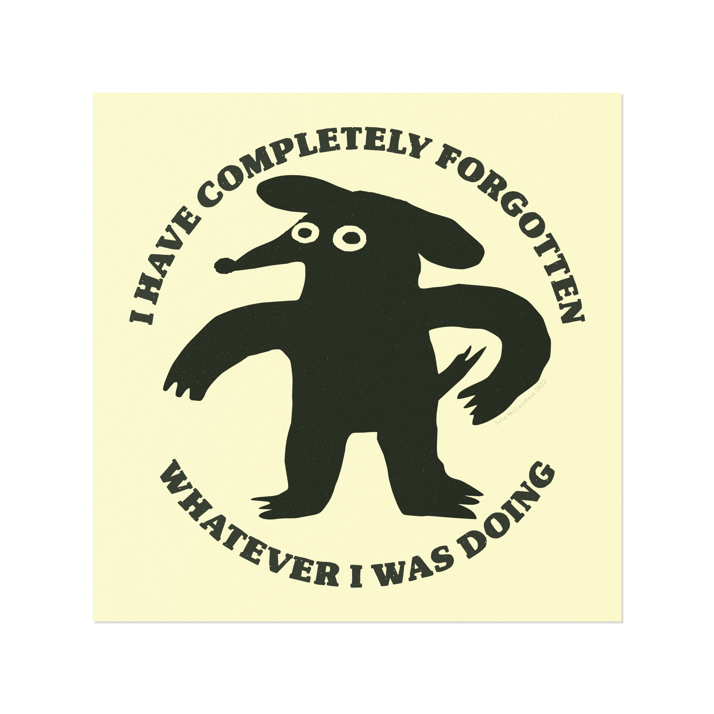 Sara McCandless Illustration - Wholesale Art Print - Completely Forgotten Print2