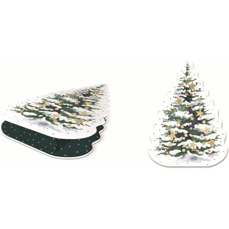 Maison Royal Garden - Wholesale Christmas Decoration - Noel rectangular cut box - Green Gold Tree