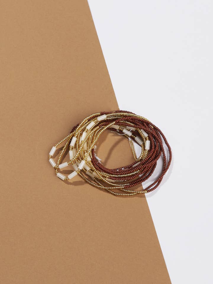 Earth Traditional Waist Beads for wholesale by Fitbeads