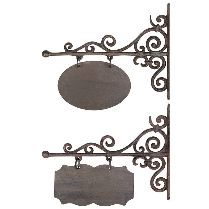 Esschert Design USA - Wholesale Sign - Hanging Sign, Cast Iron, Antique Brown0