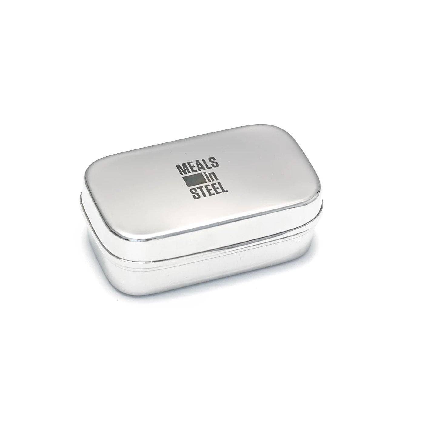 Meals in Steel - Wholesale Lunch bag/box - Small Snack Box Stainless Steel1
