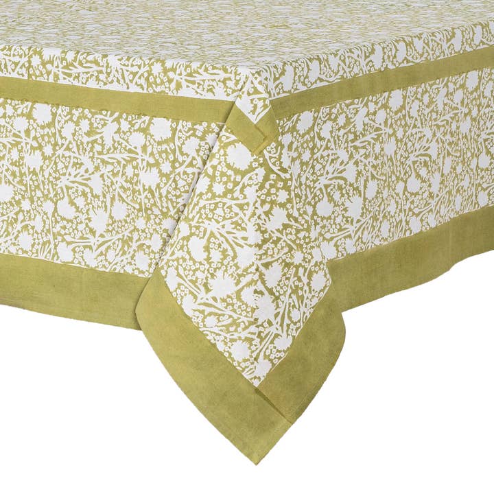 Caravan Home - Wholesale Tablecloth - Meadows Vert Tablecloth