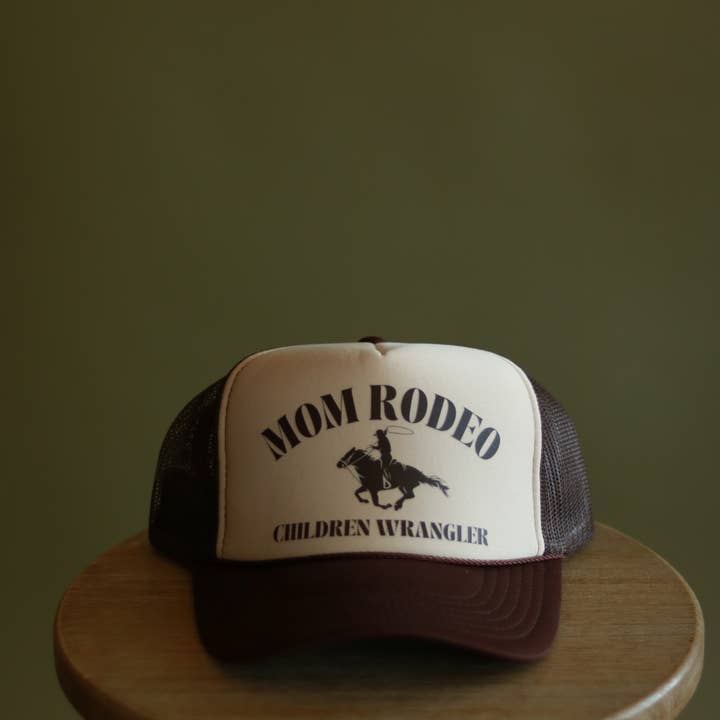 Electric label - Wholesale Trucker Hat - Women's - Mom Rodeo trucker hat