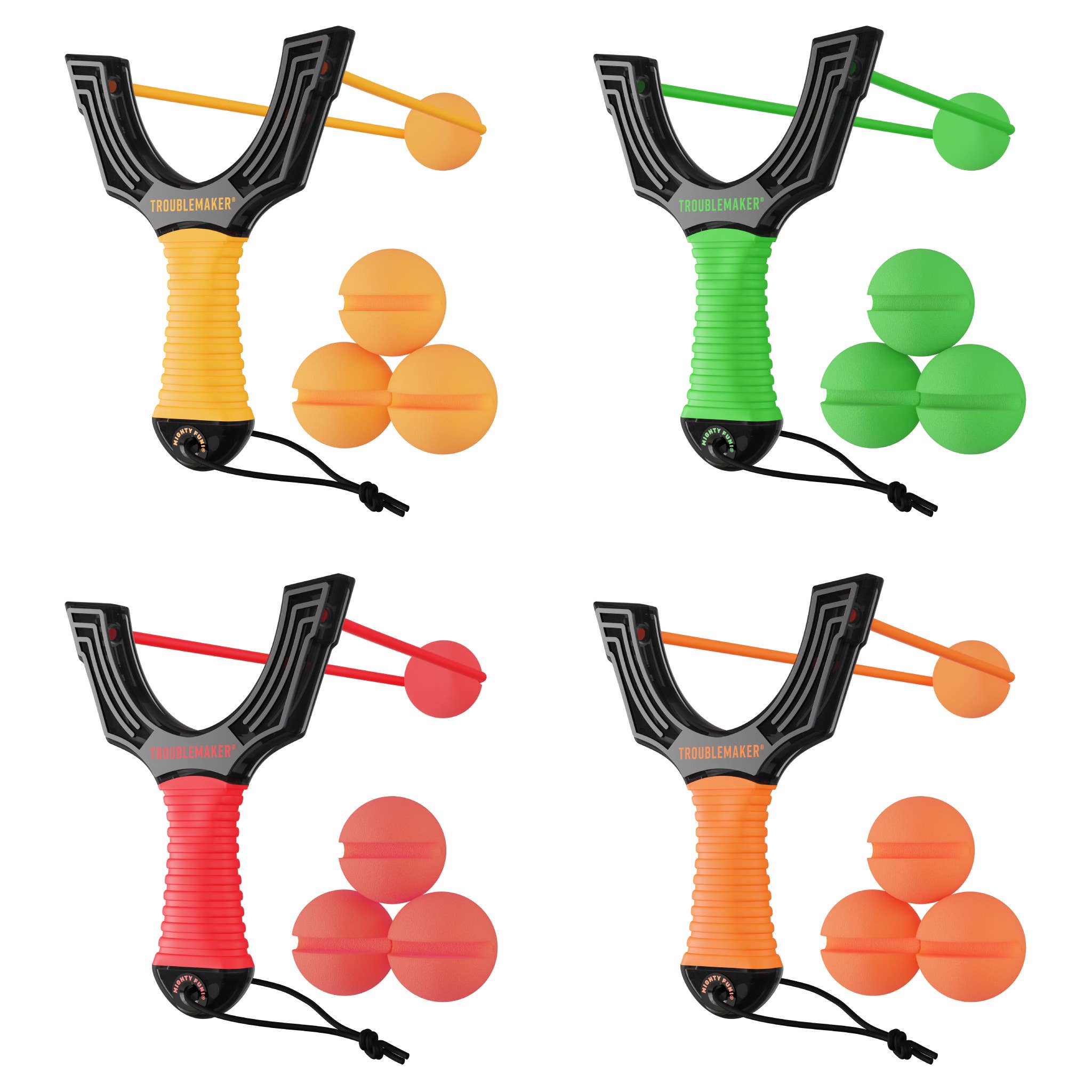 Mighty Fun! - Wholesale Slingshot - Kids - Trouble Maker Slingshot - Assortment1