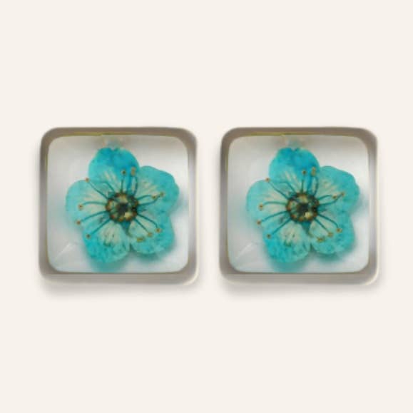 Teeny Weeny Square Fresh Start | Rhodium for wholesale by fioreldesign