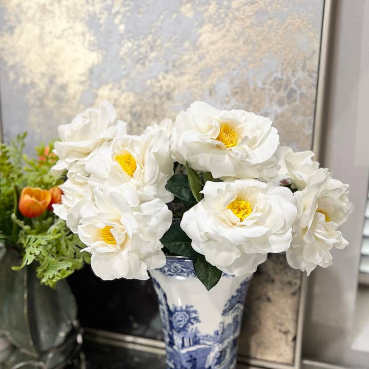 Angel Isabella - Wholesale Artificial Flowers - Elegant lifelike Artificial Real Touch Orlane Rose-15"Long