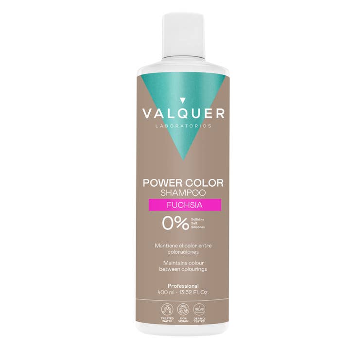 Shampoo Power Color Fuchsia - 400 ml pour la vente par Valquer Laboratorios