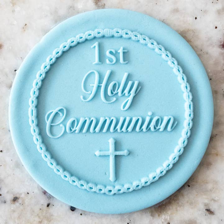 1. Hellige kommunion Cookie Biscuit PopUp Stempel for engroshandel hos Cut Bake Stamp