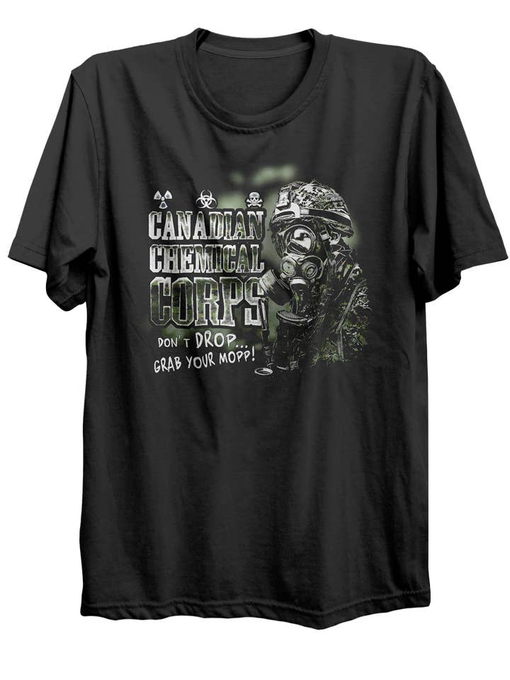 Canadian Chemical Corps CBRN T-Shirt for wholesale by Canada for Victory