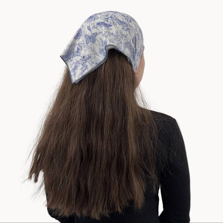 Monarch Toile Ready Tied Bandana for wholesale by VALERI