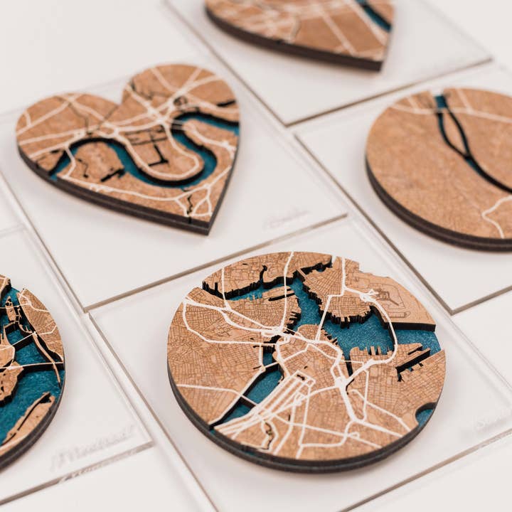 Plano urbano en acrílico para venta al por mayor de EnjoyTheWood