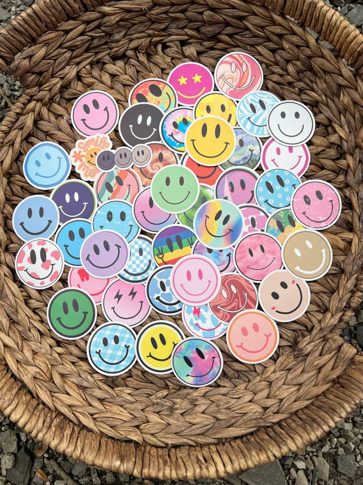 Smiley Stickerbundel voor wholesale door SMR Wholesale