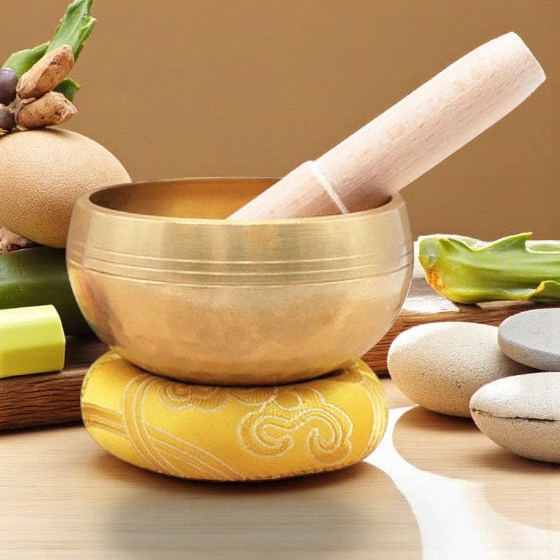 La Boîte à Cailloux - Vente Accessoire de méditation - Bol chantant tibétain 80mm0